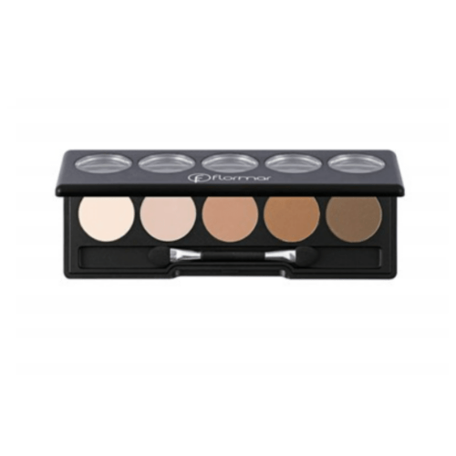 Flormar Paleta de Colores de Sombras de Ojos Marrón/Beige 07