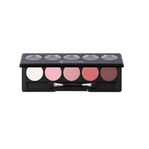 Flormar Paleta de Colores de Sombras de Ojos Marrón/Blanco 06